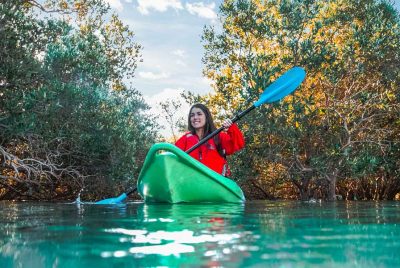 Kayak through Eastern Mangroves and Reem Central Park and get 20% off!